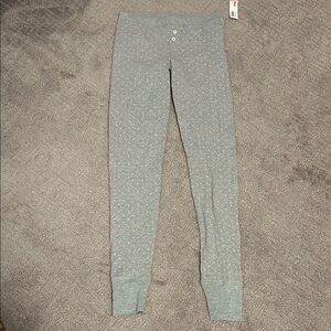 Gray and Pink hearts Pajama Leggings (size XS)
